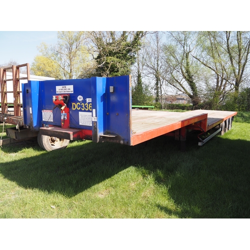 3002 - SDC step frame artic trailer 40ft. 2016