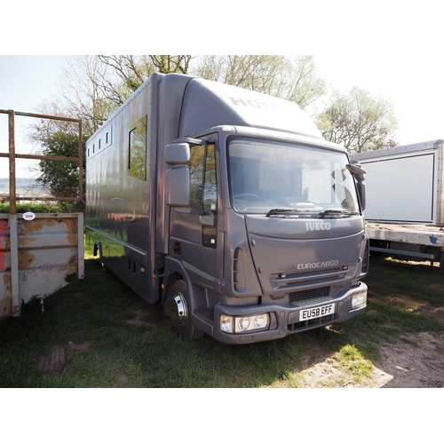 3007 - Iveco Euro cargo 5  75E16 horse lorry. 2 ton pay load, tilt cab. Reverse and interior cameras, 3 - 4... 