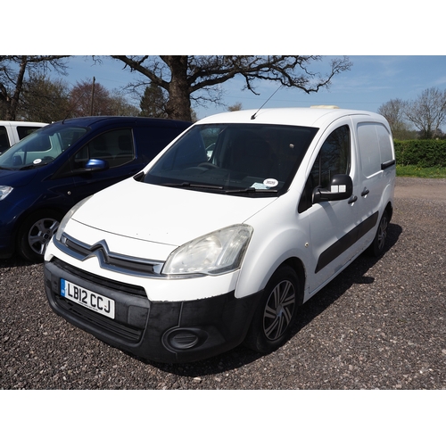 3020 - Citroen Berlingo Enterprise van. 2012. MOT until 21/12/26. Re con engine. Reg. LB12 CCJ. V5 and key ... 