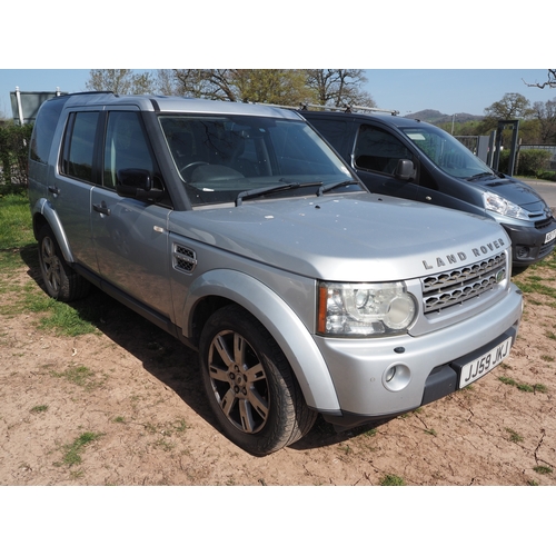 3029 - Land Rover Discovery 4, 3.0L. Automatic. Runs. Showing 162,656 miles. MOT until 28/04/26. Reg. JJ59 ... 