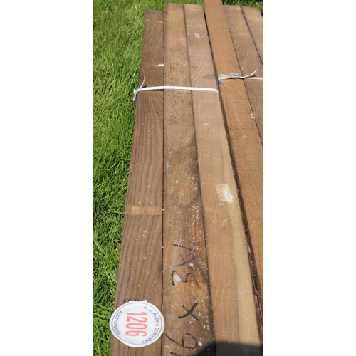 1206 - Sawn timber 16ft x3