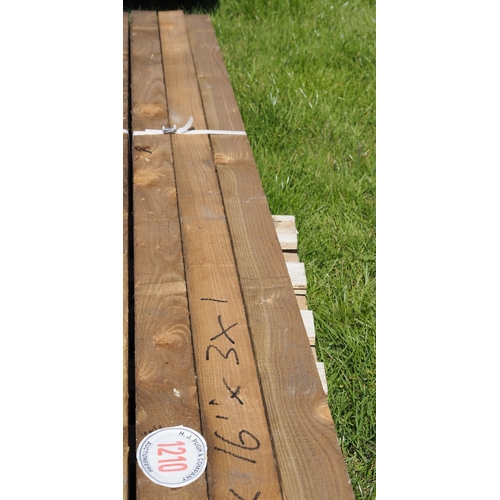 1210 - Sawn timber 16ft x3