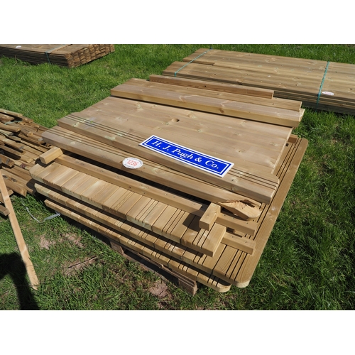 1236 - Dartmoor bench/table parts