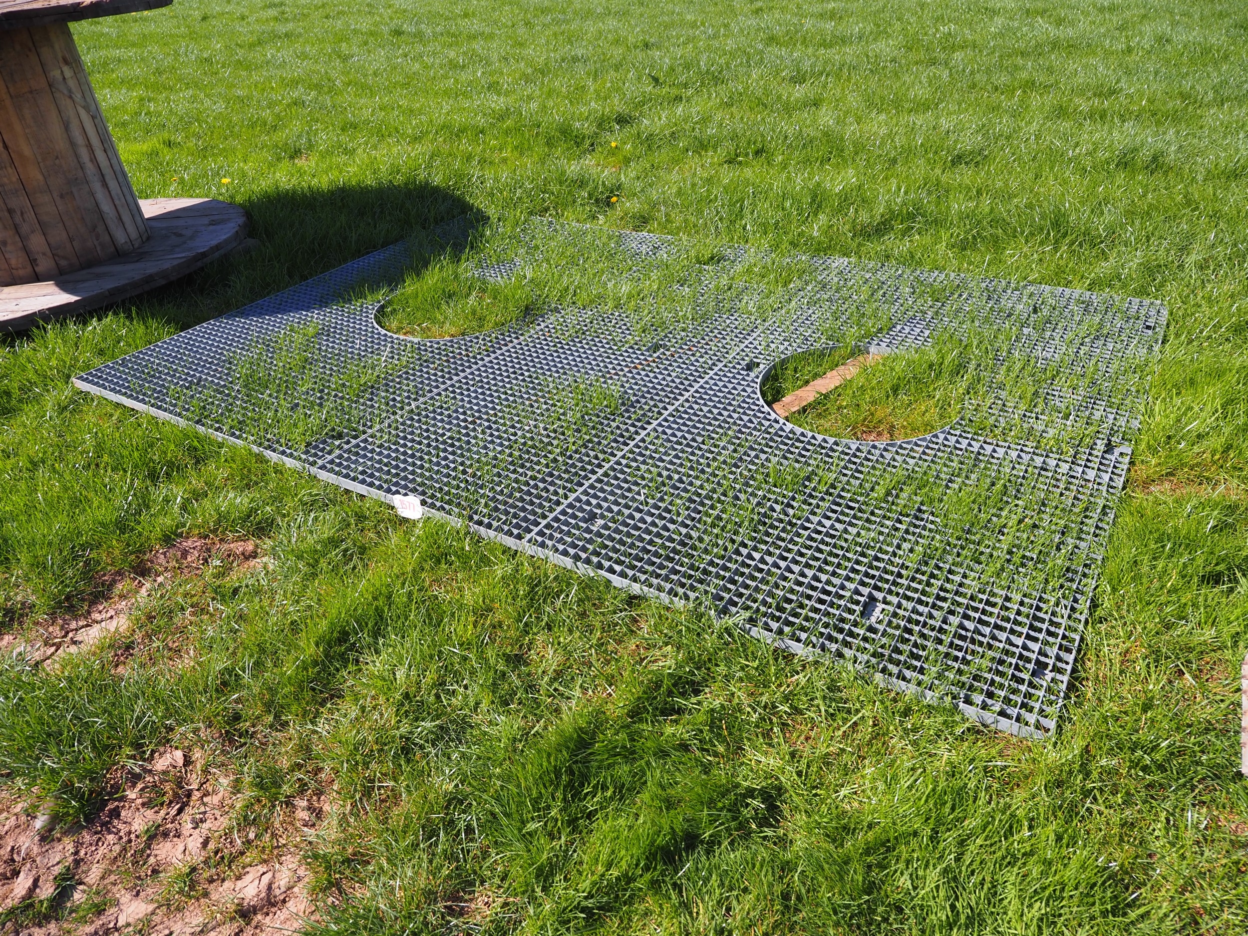 Galvanised tree surround base 2.2x3.2m