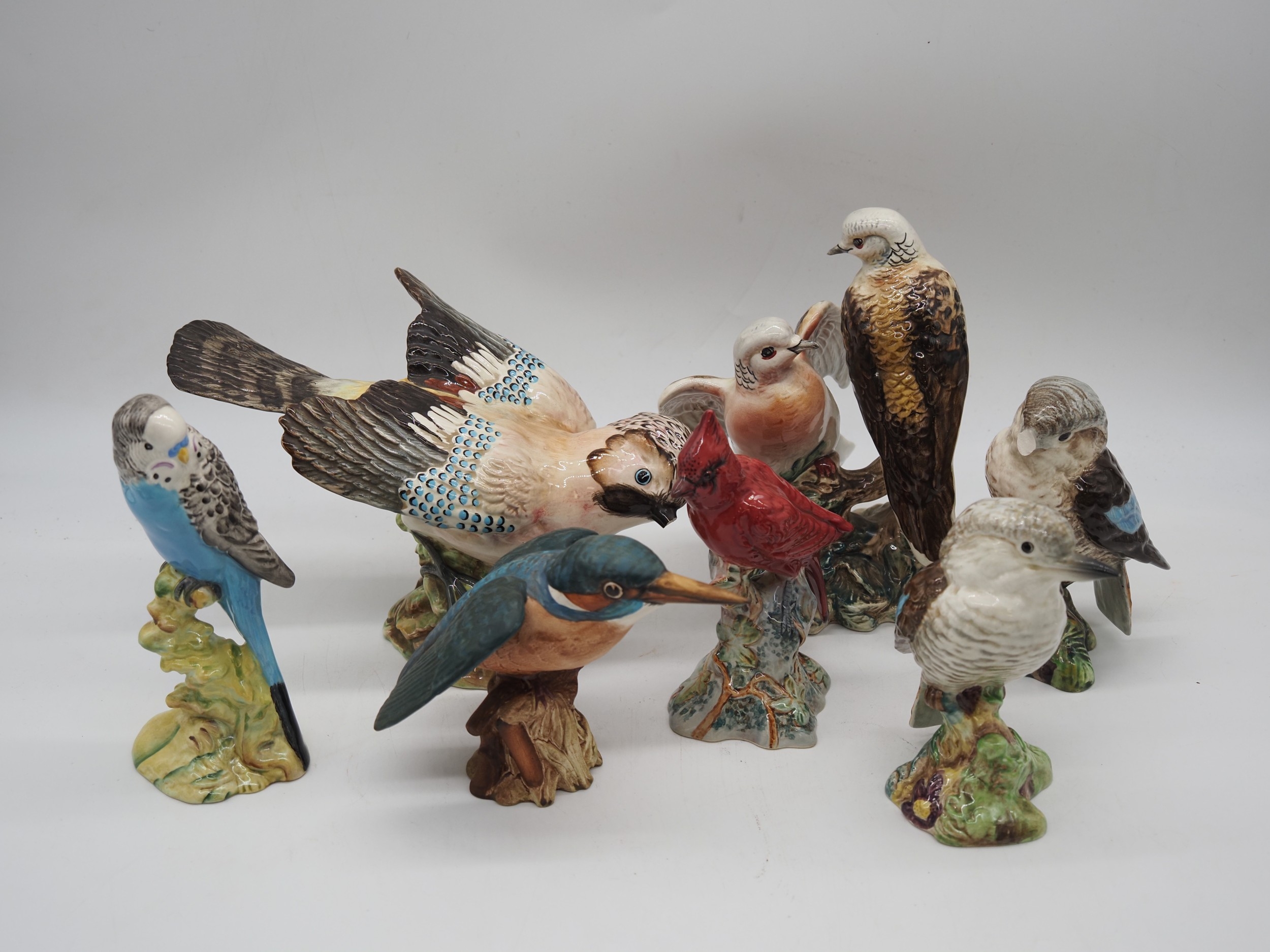 Beswick birds to include no. 2371, 1159, 927, etc. AF