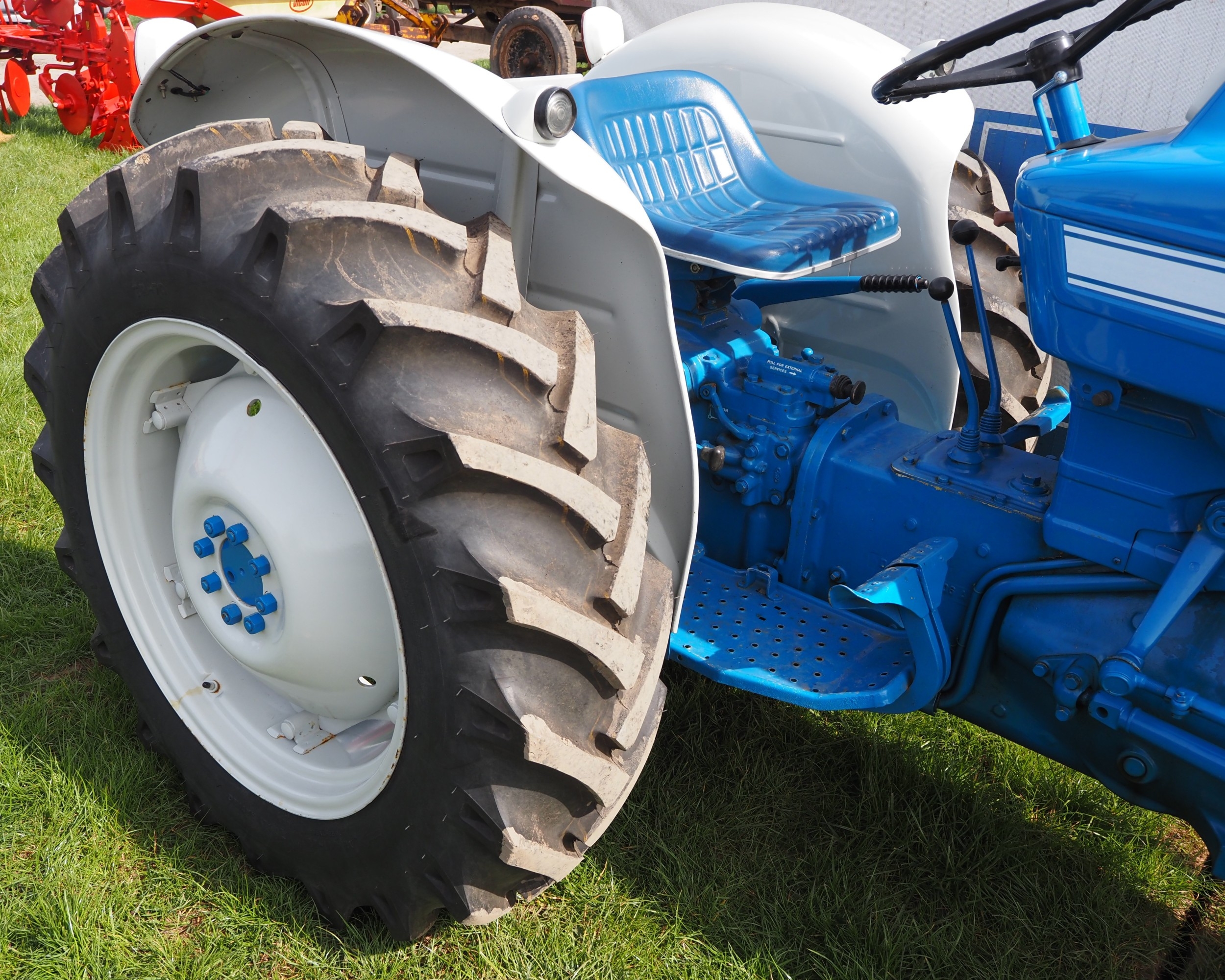 Ford 3000 tractor. Runs and drives. Restored. Fitted with good rear ...