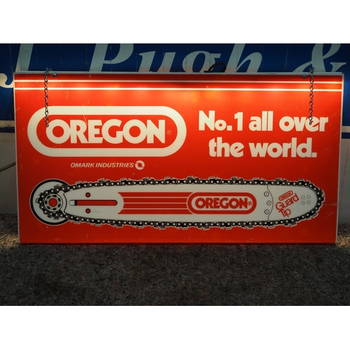 Oregon lightbox sign 11½