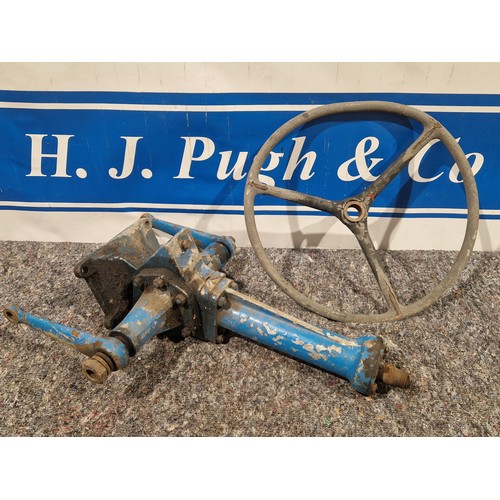 Fordson Dexta steering box and wheel