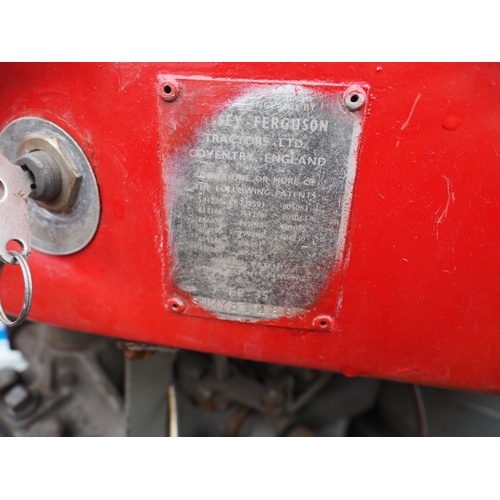 Massey Ferguson 35X tractor. Runs and drives. Serial no. SNMY 314883 ...
