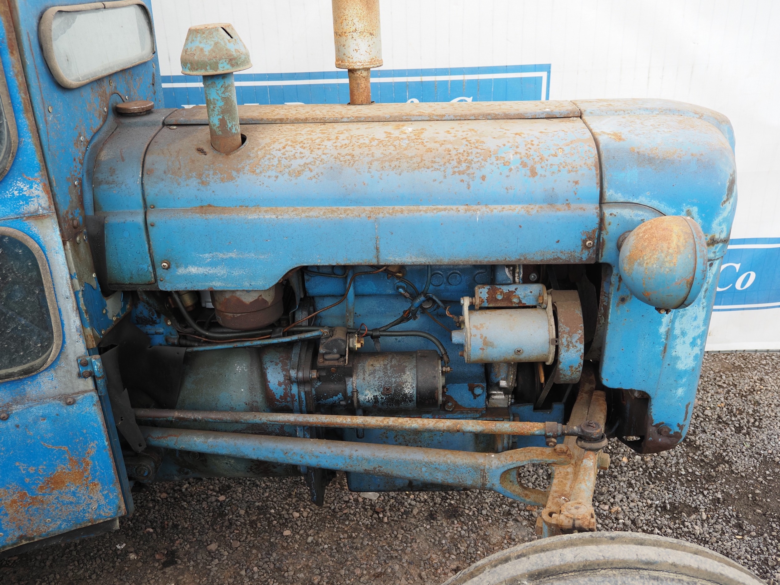 Fordson Dexta tractor. Runs and drives. Fitted with Lambourne cab, pick ...