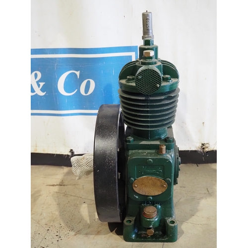 Hamworthy air compressor. Engine No. 72892