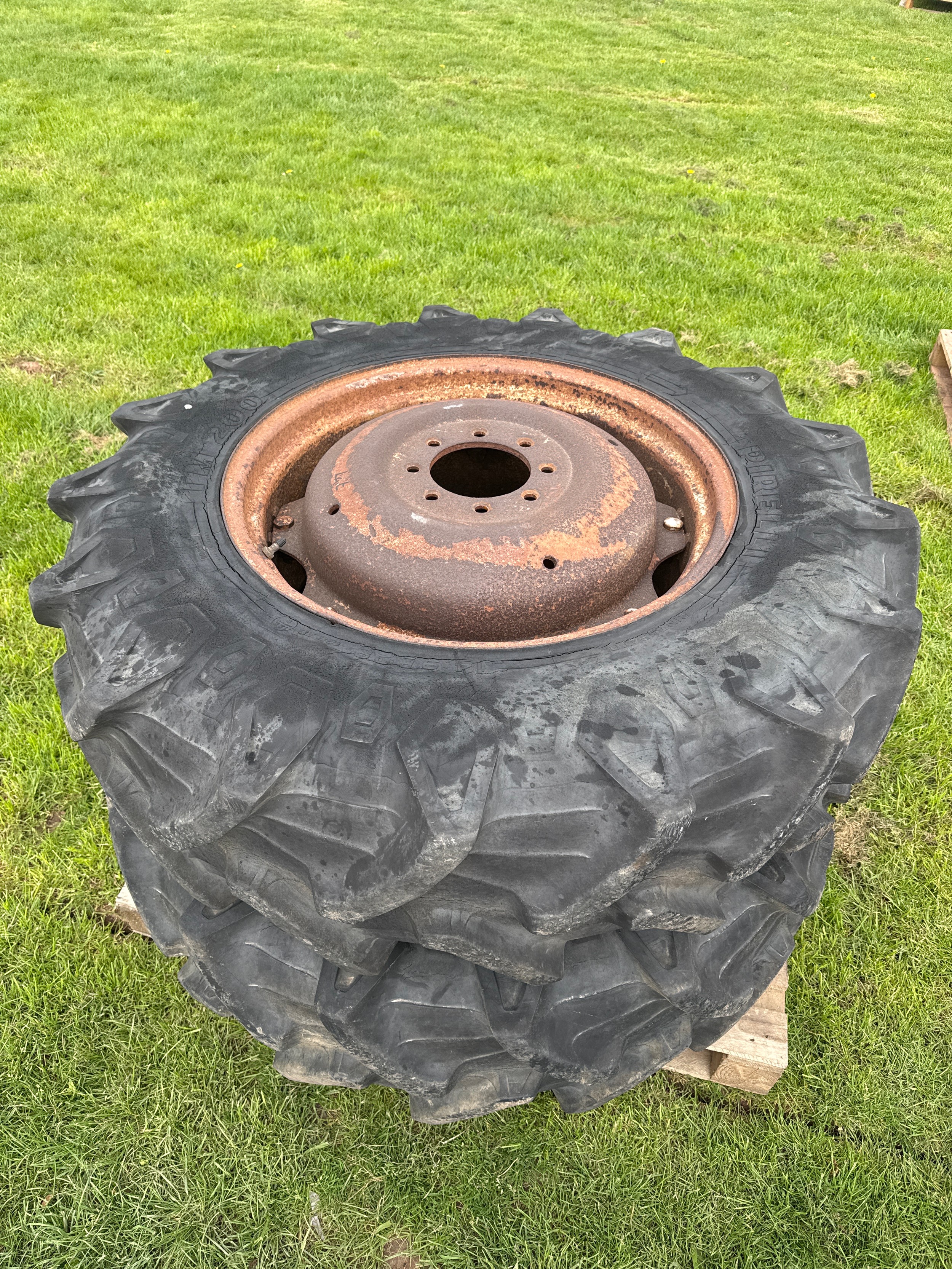 Massey Ferguson 165 rear wheels and tyres