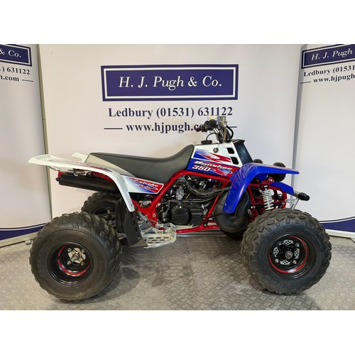 25 - Yamaha YFZ350 Banshee quad. 2011. 347cc
Frame No. JY43GG031BC074460
Engine No. 3GG-300995
Runs and r... 