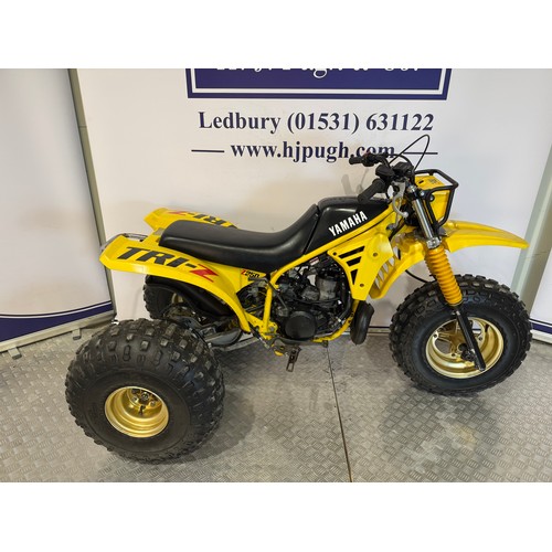 27 - Yamaha Tri-Z 250 trike. 250cc.
Frame No. JY338W009FC014014
Engine No. 38W-014014
Runs and rides. 
Be... 
