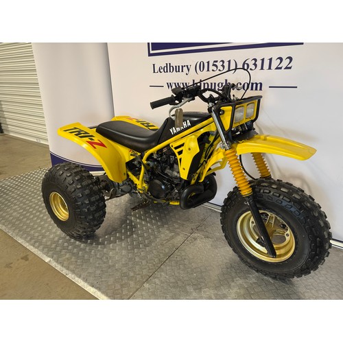 27 - Yamaha Tri-Z 250 trike. 250cc.
Frame No. JY338W009FC014014
Engine No. 38W-014014
Runs and rides. 
Be... 
