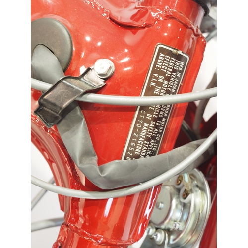 13 - Honda CT70 trails bike. 1970. 72cc
Frame No. CT70-216528
Engine No. CT70E216328
Engine turns over wi... 