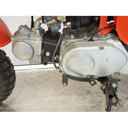 15 - Honda Z50R 'Tahitian Red' monkey bike. 1981. 50cc
Frame No. AB0204BS209283
Engine No. AB02E-5209321
... 