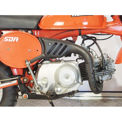 14 - Honda Z50R 'Tahitian Red' monkey bike. 1980. 50cc
Frame No. AB02-5111040
Engine No. AB02E-5111093
Ha... 