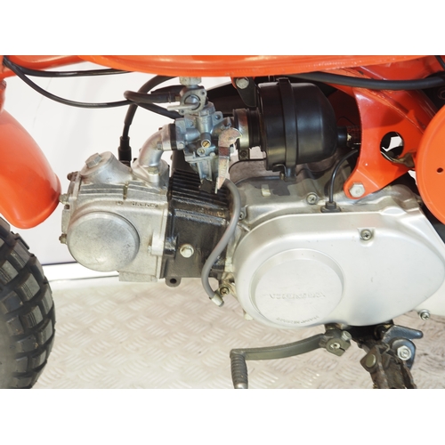 14 - Honda Z50R 'Tahitian Red' monkey bike. 1980. 50cc
Frame No. AB02-5111040
Engine No. AB02E-5111093
Ha... 