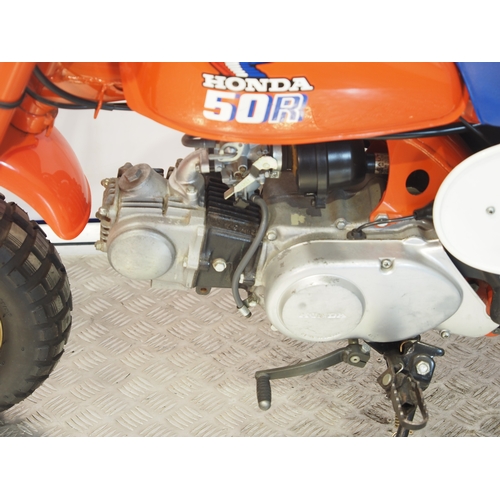 19 - Honda Z50R monkey bike. 1986. 50cc
Frame No. AB0204GS709306
Engine No. AB02E-5709235
Has not been ru... 