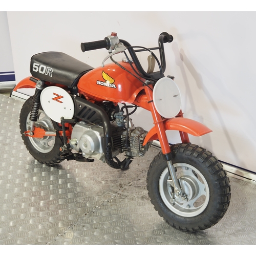 16 - Honda Z50R monkey bike. 1982. 50cc
Frame No. AB020CS312542
Engine No. AB02E5312607
Has not been runn... 