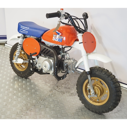 21 - Honda Z50R  monkey bike. 1987. 50cc
Frame No. JH2AB0205HS802304
Engine No. AB02E5802489
Has not been... 