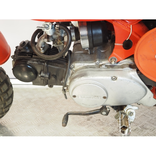 22 - Honda Z50R monkey bike. 50cc
Engine No. AB02E-5110966
Cracked engine case. 
Engine turns over with c... 