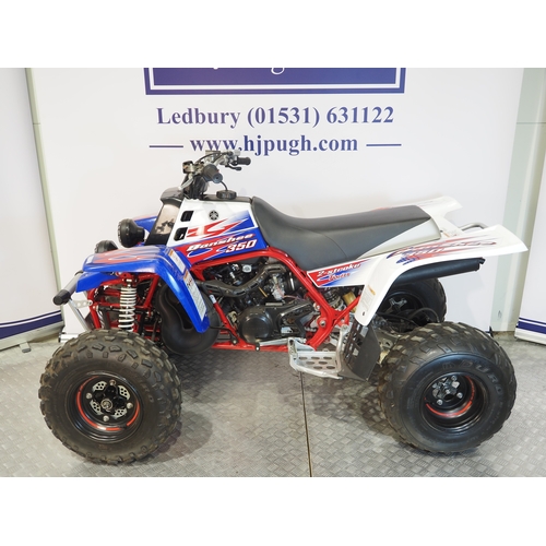 25 - Yamaha YFZ350 Banshee quad. 2011. 347cc
Frame No. JY43GG031BC074460
Engine No. 3GG-300995
Runs and r... 