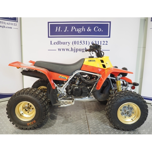 26 - Yamaha YFZ350(H) Banshee quad. 1996
Frame No. 3GG-107749
Engine No. 3GG-106678
Has not been run for ... 