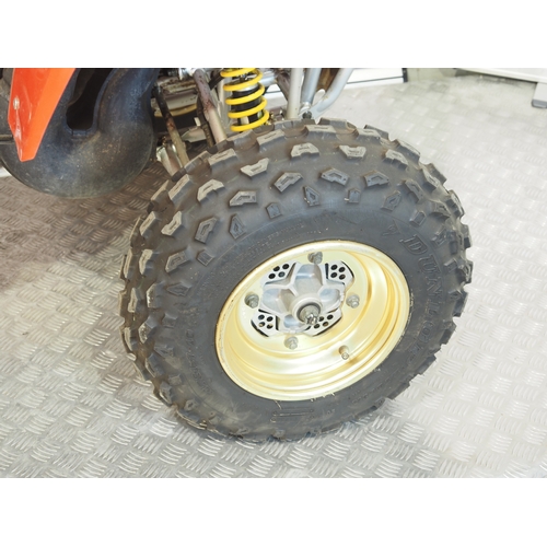 26 - Yamaha YFZ350(H) Banshee quad. 1996
Frame No. 3GG-107749
Engine No. 3GG-106678
Has not been run for ... 