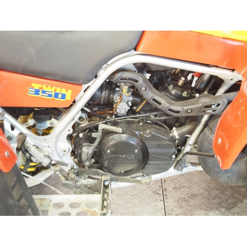 26 - Yamaha YFZ350(H) Banshee quad. 1996
Frame No. 3GG-107749
Engine No. 3GG-106678
Has not been run for ... 