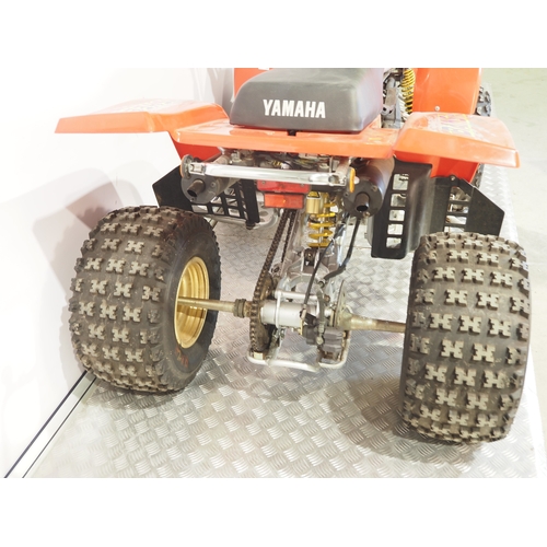 26 - Yamaha YFZ350(H) Banshee quad. 1996
Frame No. 3GG-107749
Engine No. 3GG-106678
Has not been run for ... 