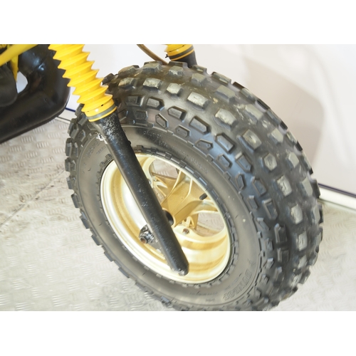 27 - Yamaha Tri-Z 250 trike. 250cc.
Frame No. JY338W009FC014014
Engine No. 38W-014014
Runs and rides. 
Be... 