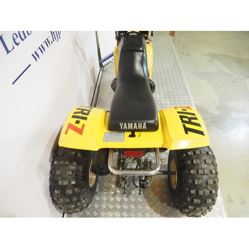 27 - Yamaha Tri-Z 250 trike. 250cc.
Frame No. JY338W009FC014014
Engine No. 38W-014014
Runs and rides. 
Be... 