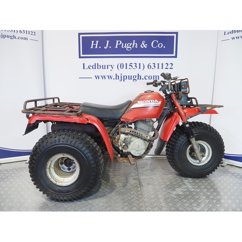 28 - Honda ATC250ES Big Wheel trike. 1985. 246cc
Frame No. JH3TE0401FM088246
Engine No. TE04E-5141237
Run... 