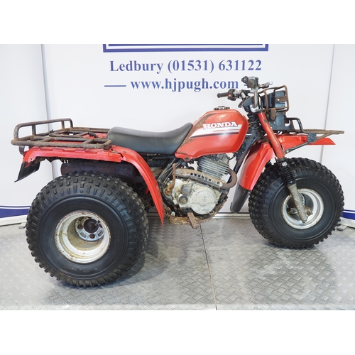 28 - Honda ATC250ES Big Wheel trike. 1985. 246cc
Frame No. JH3TE0401FM088246
Engine No. TE04E-5141237
Run... 