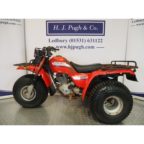 28 - Honda ATC250ES Big Wheel trike. 1985. 246cc
Frame No. JH3TE0401FM088246
Engine No. TE04E-5141237
Run... 