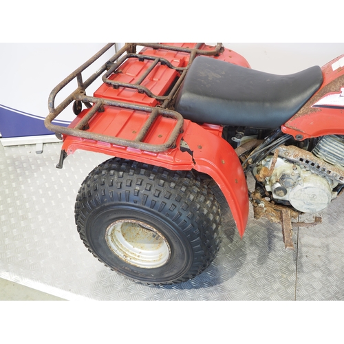 28 - Honda ATC250ES Big Wheel trike. 1985. 246cc
Frame No. JH3TE0401FM088246
Engine No. TE04E-5141237
Run... 