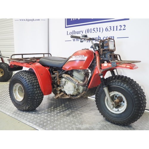 28 - Honda ATC250ES Big Wheel trike. 1985. 246cc
Frame No. JH3TE0401FM088246
Engine No. TE04E-5141237
Run... 
