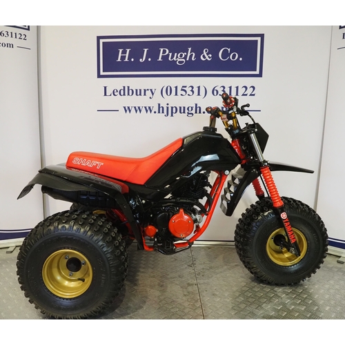 29 - Yamaha YTM225DRS Tri-moto Shaftdrive ATC trike. 1986. 
Frame No. JY31NV000G0002247
Engine No. 1NV-00... 