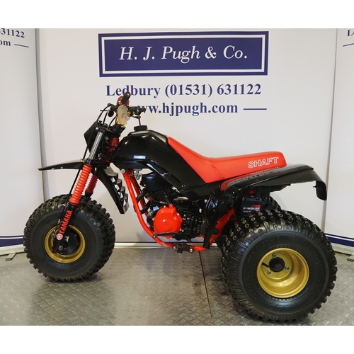 29 - Yamaha YTM225DRS Tri-moto Shaftdrive ATC trike. 1986. 
Frame No. JY31NV000G0002247
Engine No. 1NV-00... 