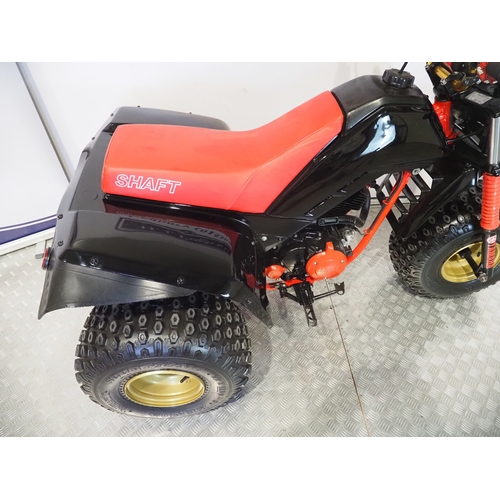 29 - Yamaha YTM225DRS Tri-moto Shaftdrive ATC trike. 1986. 
Frame No. JY31NV000G0002247
Engine No. 1NV-00... 