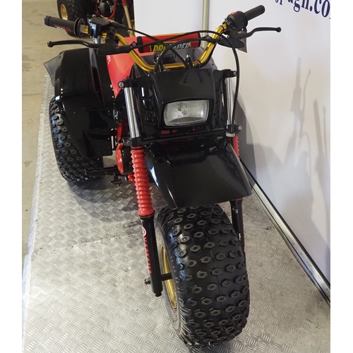 29 - Yamaha YTM225DRS Tri-moto Shaftdrive ATC trike. 1986. 
Frame No. JY31NV000G0002247
Engine No. 1NV-00... 