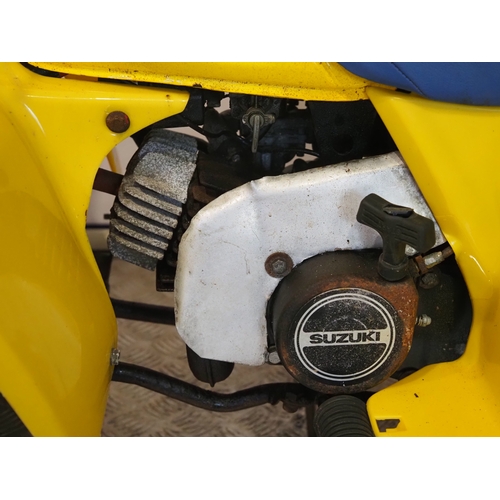 34 - Suzuki LT50 quad runner. 
Frame No. KM4AA11AK1102067
Runs and rides.
Runs and rides but has been par... 
