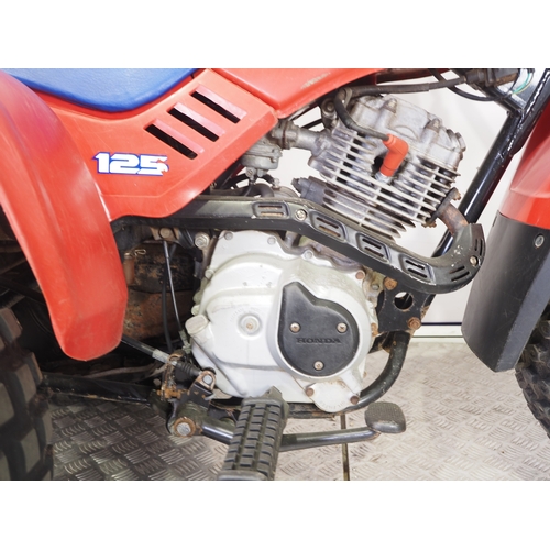 35 - Honda ATC 125M trike. 1987. 124cc
Frame No. JH3TE0106HK301839
Engine No. TE01E-2301842
Runs and ride... 