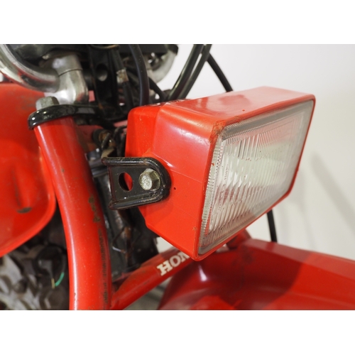 35 - Honda ATC 125M trike. 1987. 124cc
Frame No. JH3TE0106HK301839
Engine No. TE01E-2301842
Runs and ride... 
