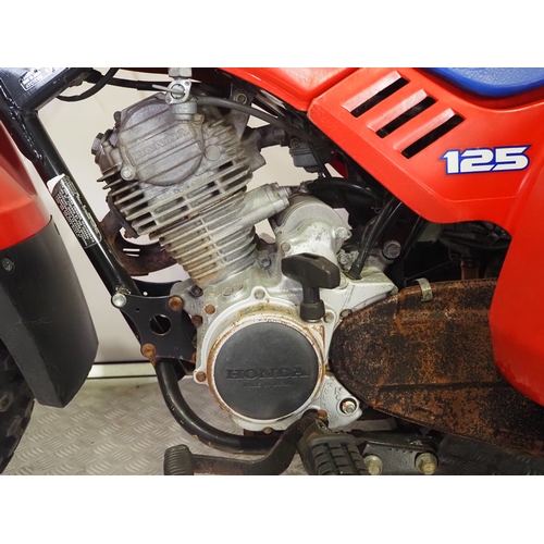 35 - Honda ATC 125M trike. 1987. 124cc
Frame No. JH3TE0106HK301839
Engine No. TE01E-2301842
Runs and ride... 