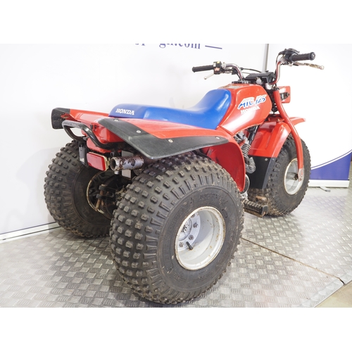 36 - Honda ATC 125M trike. 1987. 124cc
Frame No. JH3TE0102HK302003
Engine No. TE01E-2302046
Runs and ride... 