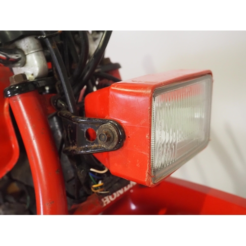 36 - Honda ATC 125M trike. 1987. 124cc
Frame No. JH3TE0102HK302003
Engine No. TE01E-2302046
Runs and ride... 