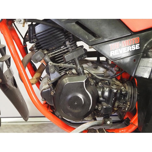 38 - Yamaha YTM225DRS Tri-moto Reverse Shaft drive ATC trike. 1986. 223cc
Frame No. JY31MB009GC003266
Eng... 